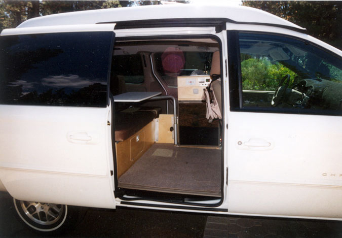 Chrysler minivan camper conversion #1