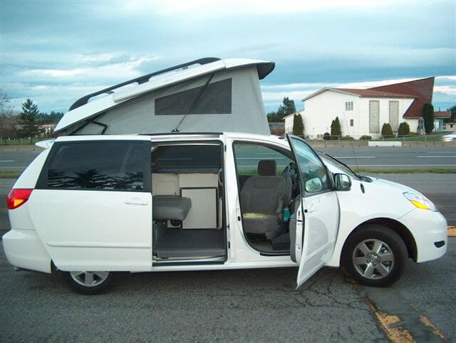 toyota minivan camper conversion #4