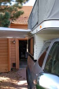 shady boy awning on a popup tent camper shadyboy