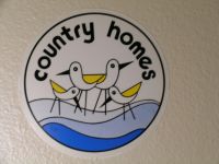 Country Homes Camper Sticker