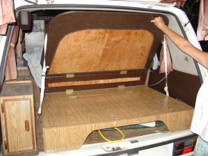 camper rear bed