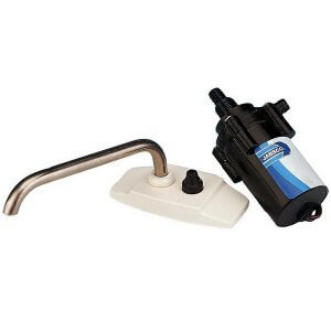 Water Pump and Faucet for Camper Sink