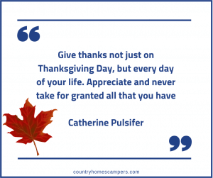 Thanksgiving quotation by Catherine Pulsifer