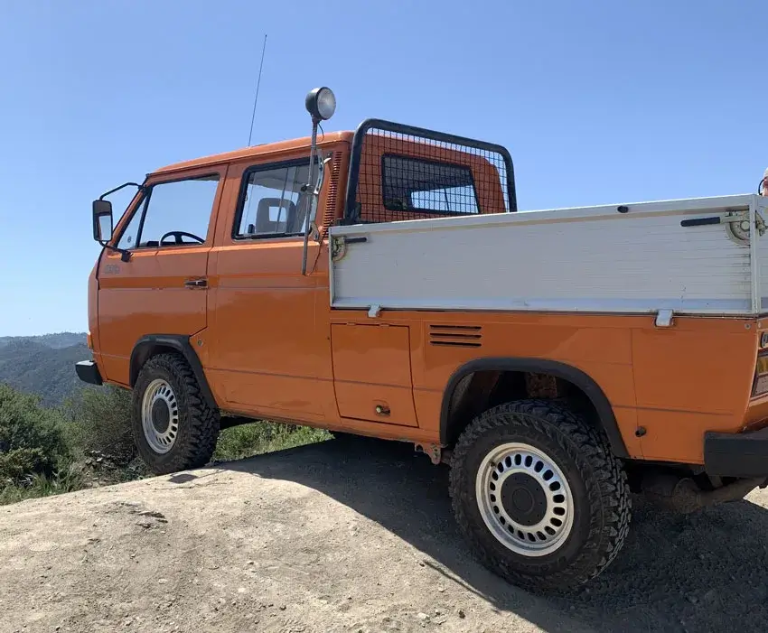 Country Homes Campers - Syncrofest 2024 - Orange Truck